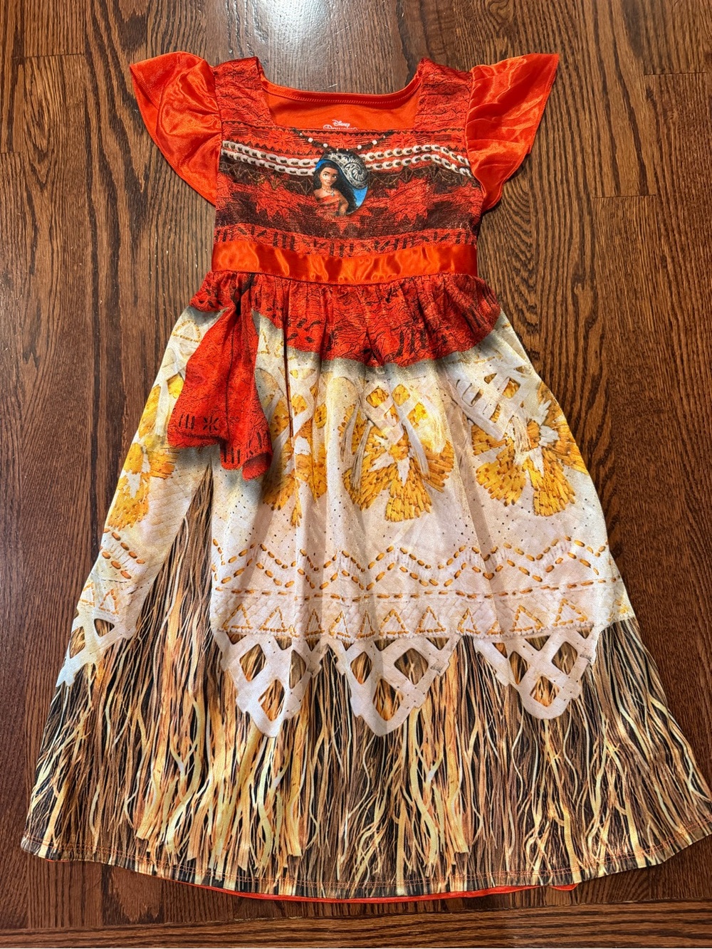 Disney Moana Girls Size 6 Dress / Costume